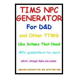 NPC Generator